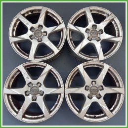 Cerchi in Lega AUDI A4 (8K) (dal 12/2011 al 04/2016) 17 pollici 17" 7.5J 5x112 ET 45 4pz originali usati