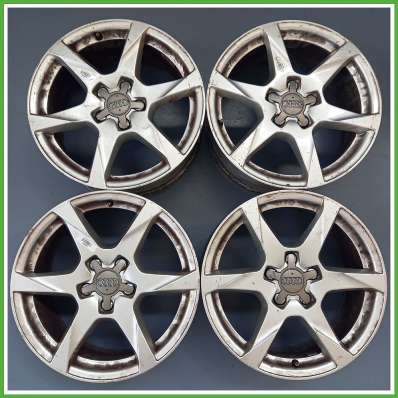 Cerchi in Lega AUDI A4 (8K) (dal 12/2011 al 04/2016) 17 pollici 17" 7.5J 5x112 ET 45 4pz originali usati