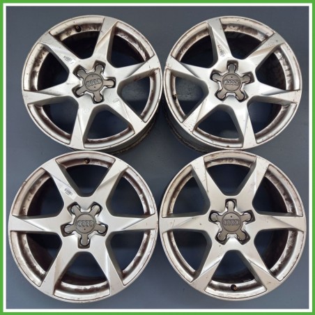 Cerchi in Lega AUDI A4 (8K) (dal 12/2011 al 04/2016) 17 pollici 17" 7.5J 5x112 ET 45 4pz originali usati