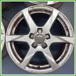 Cerchi in Lega AUDI A4 (8K) (dal 12/2011 al 04/2016) 17 pollici 17" 7.5J 5x112 ET 45 4pz originali usati