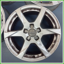 Cerchi in Lega AUDI A4 (8K) (dal 12/2011 al 04/2016) 17 pollici 17" 7.5J 5x112 ET 45 4pz originali usati