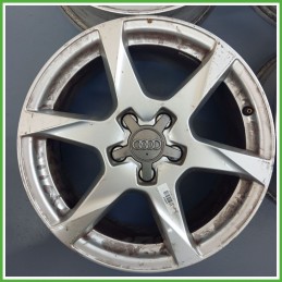 Cerchi in Lega AUDI A4 (8K) (dal 12/2011 al 04/2016) 17 pollici 17" 7.5J 5x112 ET 45 4pz originali usati
