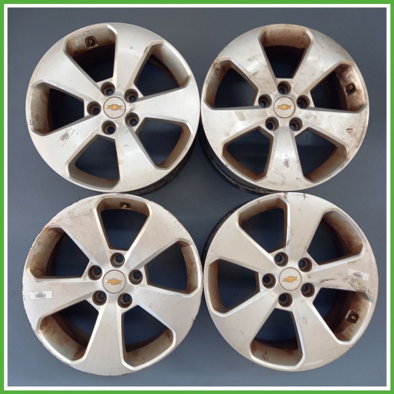 Cerchi in Lega CHEVROLET (DAEWOO) CRUZE (J300) (dal 04/2009 al 12/2014) 17 pollici 17" 7.0J 5x105 ET 44 4pz originali usati