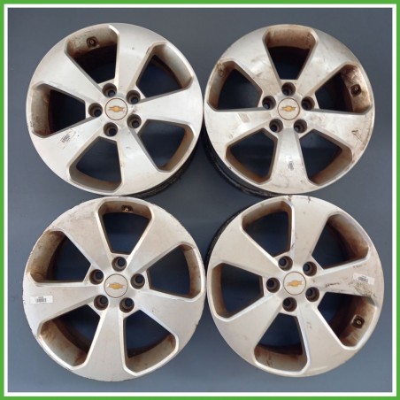 Cerchi in Lega CHEVROLET (DAEWOO) CRUZE (J300) (dal 04/2009 al 12/2014) 17 pollici 17" 7.0J 5x105 ET 44 4pz originali usati