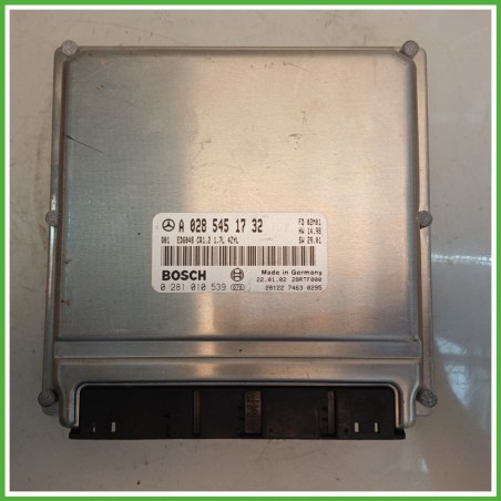 Centralina Motore Iniezione ECU BOSCH 0281010539 MERCEDES-BENZ VANEO 1.7 CDI 67kw A0285451732 2002 2005