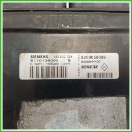 Centralina Motore Iniezione ECU SIEMENS S110138000 RENAULT MEGANE 1a Serie 1.6 16V 79kw 8200214973 1999 2003