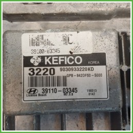 Centralina Motore Iniezione ECU KEFICO 3220 HYUNDAI i20 1.2 57kw 3911003345 2009 2011