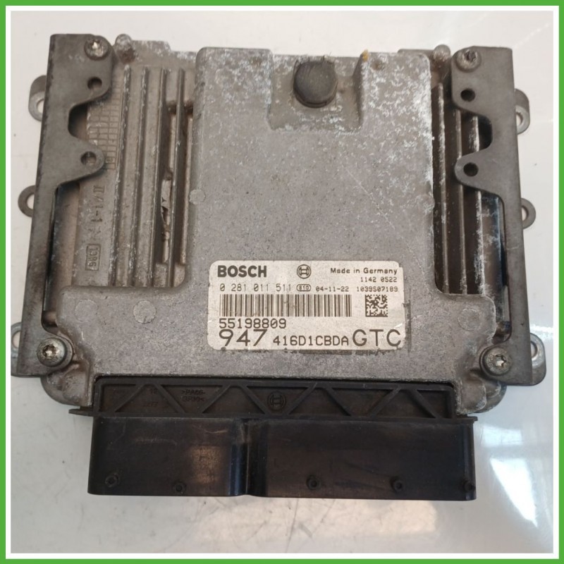 Centralina Motore Iniezione ECU BOSCH 0281011511 ALFA ROMEO GT X2 1.9 JTD 110kw 55198809 2003 2011