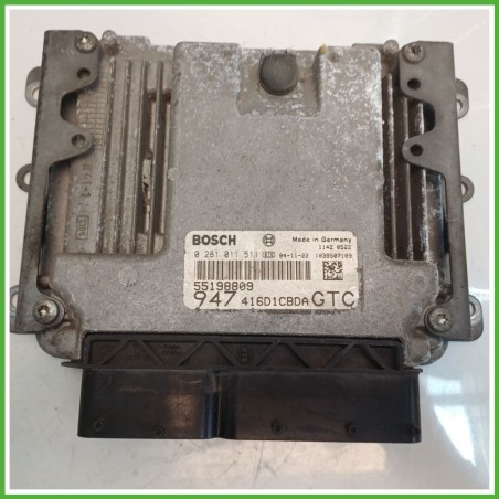 Centralina Motore Iniezione ECU BOSCH 0281011511 ALFA ROMEO GT X2 1.9 JTD 110kw 55198809 2003 2011