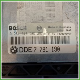 Centralina Motore Iniezione ECU BOSCH 0281010565 BMW Serie 3 E46 110kw DDE7791190 2001 2005