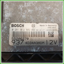 Centralina Motore Iniezione ECU BOSCH 0281012882 ALFA ROMEO 147 W8 1.9 JTD 88kw 51806557 2004 2011