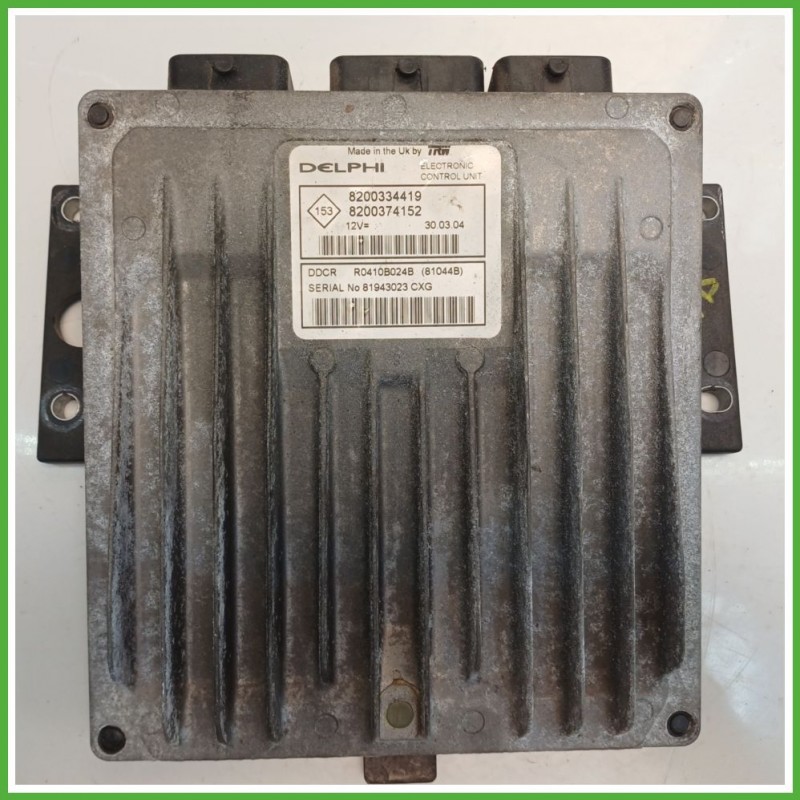 Centralina Motore Iniezione ECU DELPHI R0410B024B RENAULT MEGANE 2a Serie 1.5 dCi 74kw 8200374152 2002 2006