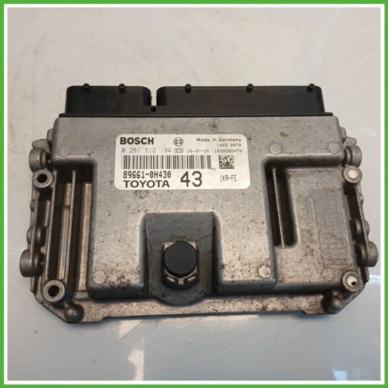 Centralina Motore Iniezione ECU BOSCH 0261S12194 TOYOTA AYGO 2a Serie 1.0 51kw 896610H461 2014 2018