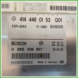 Centralina Controllo Elettronico Stabilita ESP+BAS BOSCH 0265109617 MERCEDES-BENZ VANEO 1.7 CDI A4144460153 2002 2005