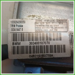 Airbag Laterale Sinistro SX BMW X3 E83 2.0 30340010707 2003 2006 TRW 3034-8447B