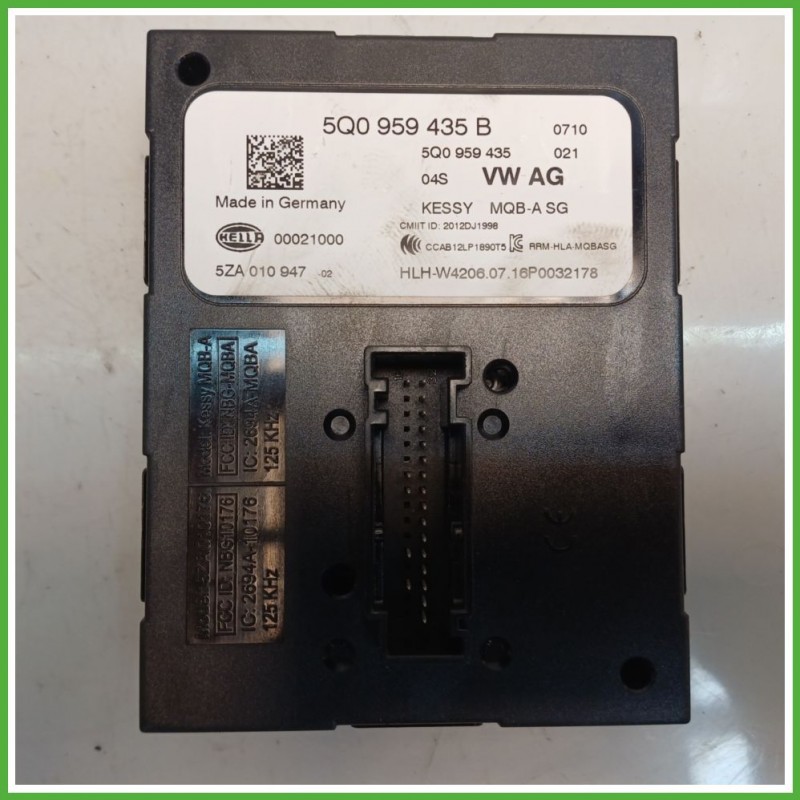 Centralina Chiusura Centralizzata HELLA 5ZA010947-02 AUDI A3 8V 2.0 TDI 5Q0959435B 2016 2021