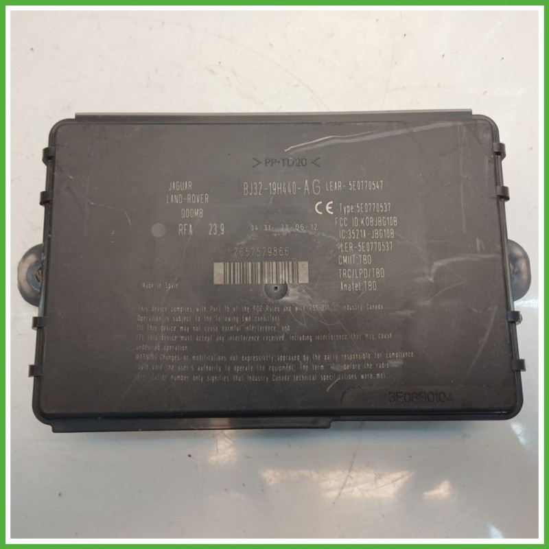 Centralina Modulo Luci LEAR 5E0770547 LAND ROVER RANGE ROVER EVOQUE 2.2 BJ3219H440AG 2011 2018