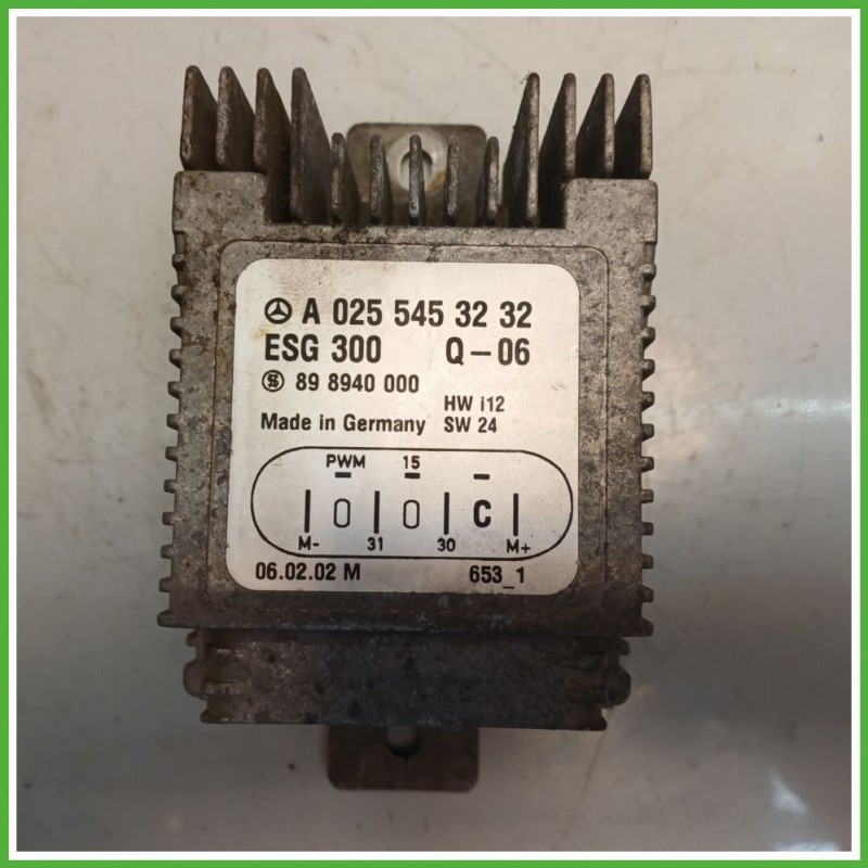 Centralina Rele Elettroventola Radiatore MERCEDES-BENZ Classe A W168 CDI A0255453232 2001 2004
