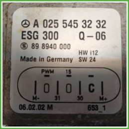 Centralina Rele Elettroventola Radiatore MERCEDES-BENZ Classe A W168 CDI A0255453232 2001 2004