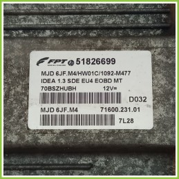 Centralina Iniezione Usata MAGNETI MARELLI MJD6JF.M4