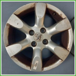 Cerchio Singolo in Lega PEUGEOT 307 (dal 07/2005 al 07/2008) 16 pollici 16" 6.5J 4x108 ET 31 originale usato al pz