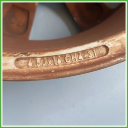 Cerchio Singolo in Lega PEUGEOT 307 (dal 07/2005 al 07/2008) 16 pollici 16" 6.5J 4x108 ET 31 originale usato al pz