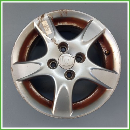 Cerchio Singolo in Lega HONDA JAZZ 1a Serie (dal 11/2002 al 10/2008) 14 pollici 14" 5.5J 4x100 ET 45 originale usato al pz