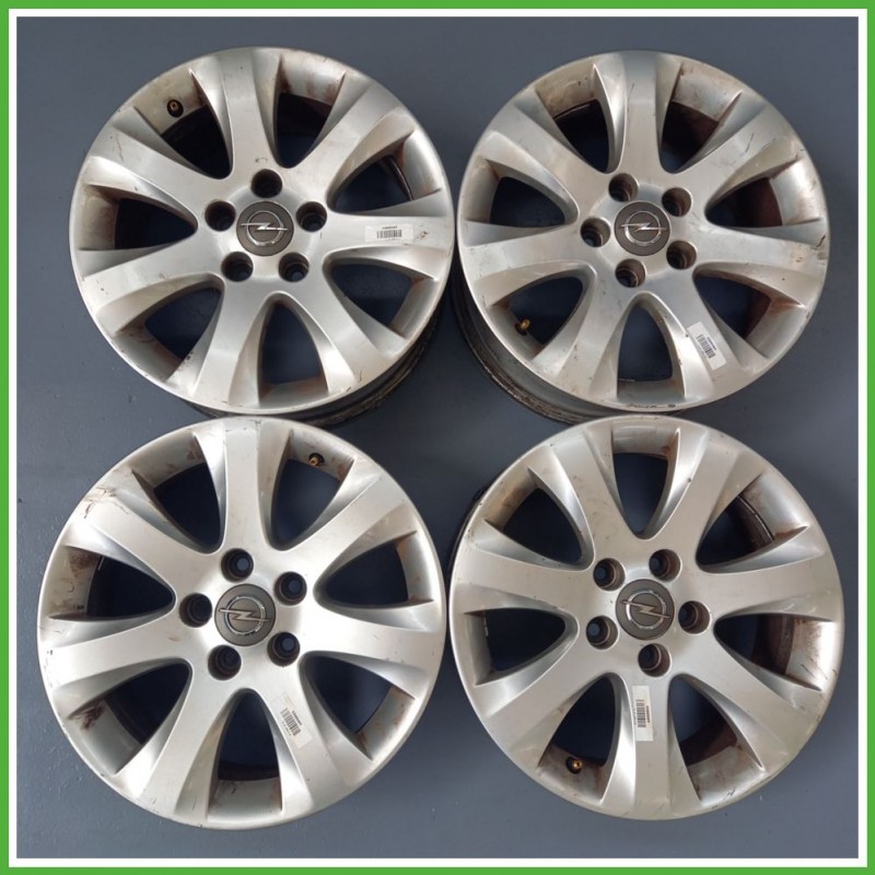 Cerchi in Lega OPEL MERIVA (S10) (dal 04/2010) 16 pollici 16" 6.5J 5x110 ET 37 4pz originali usati