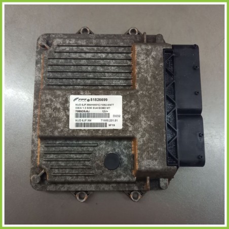 Centralina Motore Iniezione ECU MAGNETI MARELLI MJD6JF.M4 LANCIA MUSA TJ 1.3 MJT 16V 51826699 Diesel 2007 2011