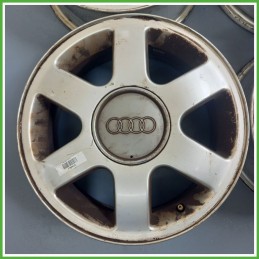 Cerchi in Lega AUDI A3 (8L) (dal 08/1996 al 12/2001) 15 pollici 15" 6.0J 5x100 ET 38 4pz originali usati