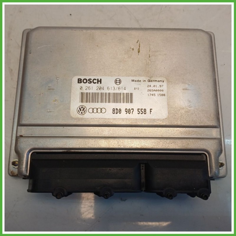 Centralina Motore Iniezione ECU BOSCH 0261204613 VOLKSWAGEN PASSAT 3B 1.8 92kw 8D0907558F 1996 2003