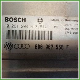 Centralina Motore Iniezione ECU BOSCH 0261204613 VOLKSWAGEN PASSAT 3B 1.8 92kw 8D0907558F 1996 2003