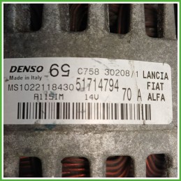 Alternatore DENSO MS1022118430 FIAT PANDA 2Q 52003531