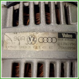 Alternatore VALEO A13VI156 VOLKSWAGEN PASSAT 3B 038903018EX