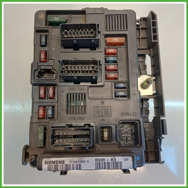 Body Computer Centralina Modulo BCM BSI SIEMENS T118470003G CITROEN C2 1.1 9643498880 2003 2010