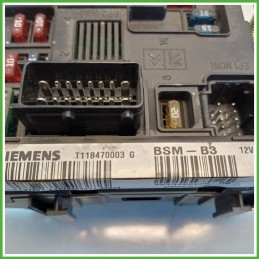 Body Computer Centralina Modulo BCM BSI SIEMENS T118470003G CITROEN C2 1.1 9643498880 2003 2010