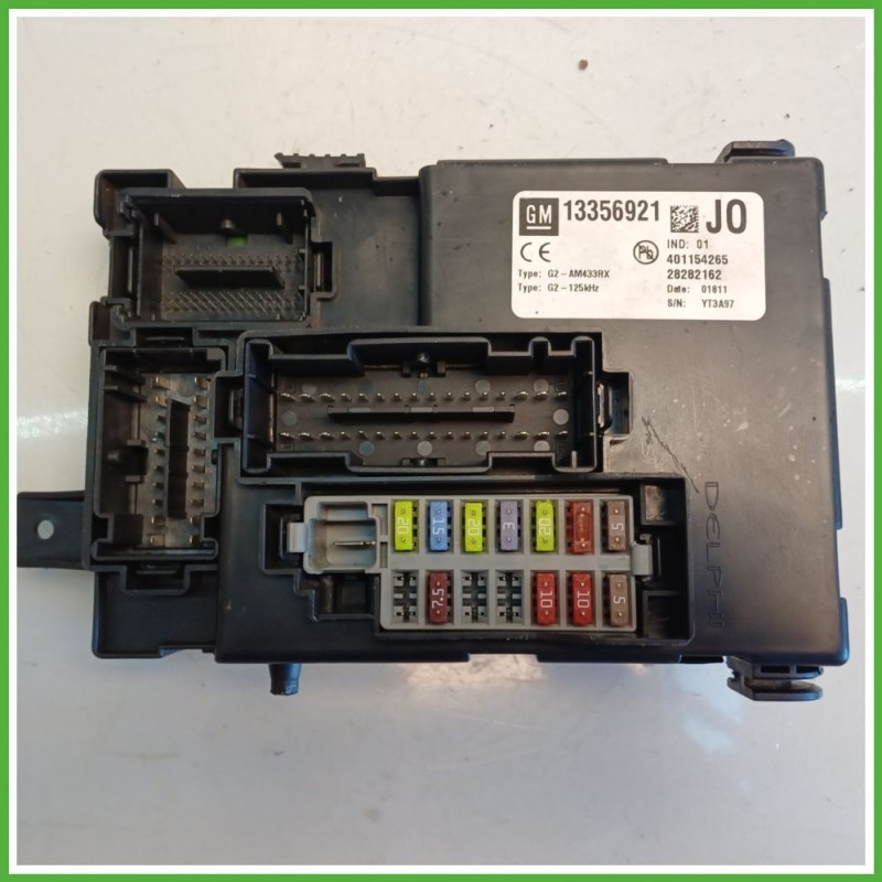 Body Computer Centralina Modulo BCM BSI DELPHI 28282162 OPEL MERIVA S10 1.4 13356921 2010 2016