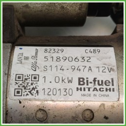 Motorino Avviamento HITACHI S114.947A FIAT PANDA 0X 51890632