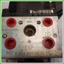 Centralina ABS Modulo Pompa BOSCH 0265202461 A0034317512 MERCEDES-BENZ Classe A W168 Originale Usato