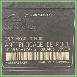 Centralina ABS Modulo Pompa ATE 10.0960-1197.3 4541FX PEUGEOT 207 Originale Usato