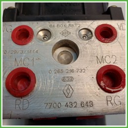 Centralina ABS Modulo Pompa BOSCH 0273004395 7701045832 RENAULT MEGANE 1a Serie Originale Usato
