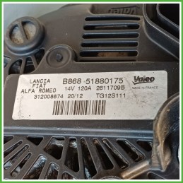 Alternatore VALEO TG12S111 ALFA ROMEO MiTo QZ 51927505