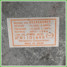 Compressore Clima AC Aria Condizionata PANASONIC H12A1AS4EY MAZDA Mazda 3 BBP261450A