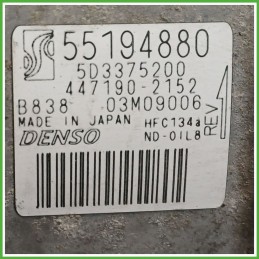Compressore Clima AC Aria Condizionata DENSO 447190-2152 FIAT PUNTO EVO 3J 50541342