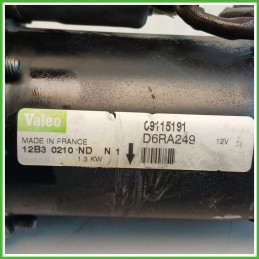 Motorino Avviamento VALEO D6RA249 OPEL AGILA H00 93184533
