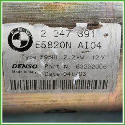 Motorino Avviamento DENSO E95RL BMW X5 E53 12412344240