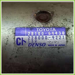 Motorino Avviamento DENSO 12V TOYOTA Rav 4 2A Serie 2000 228000-9221 Usato