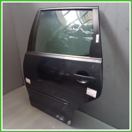 Porta Portiera Sportello Posteriore Sinistra SX GRIGIO SCURO F8 C7V VOLKSWAGEN POLO 9N Berlina 2001 2005 Originale Usato