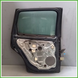 Porta Portiera Sportello Posteriore Sinistra SX GRIGIO SCURO F8 C7V VOLKSWAGEN POLO 9N Berlina 2001 2005 Originale Usato