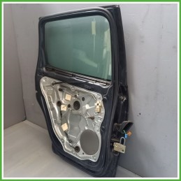 Porta Portiera Sportello Posteriore Sinistra SX GRIGIO SCURO F8 C7V VOLKSWAGEN POLO 9N Berlina 2001 2005 Originale Usato